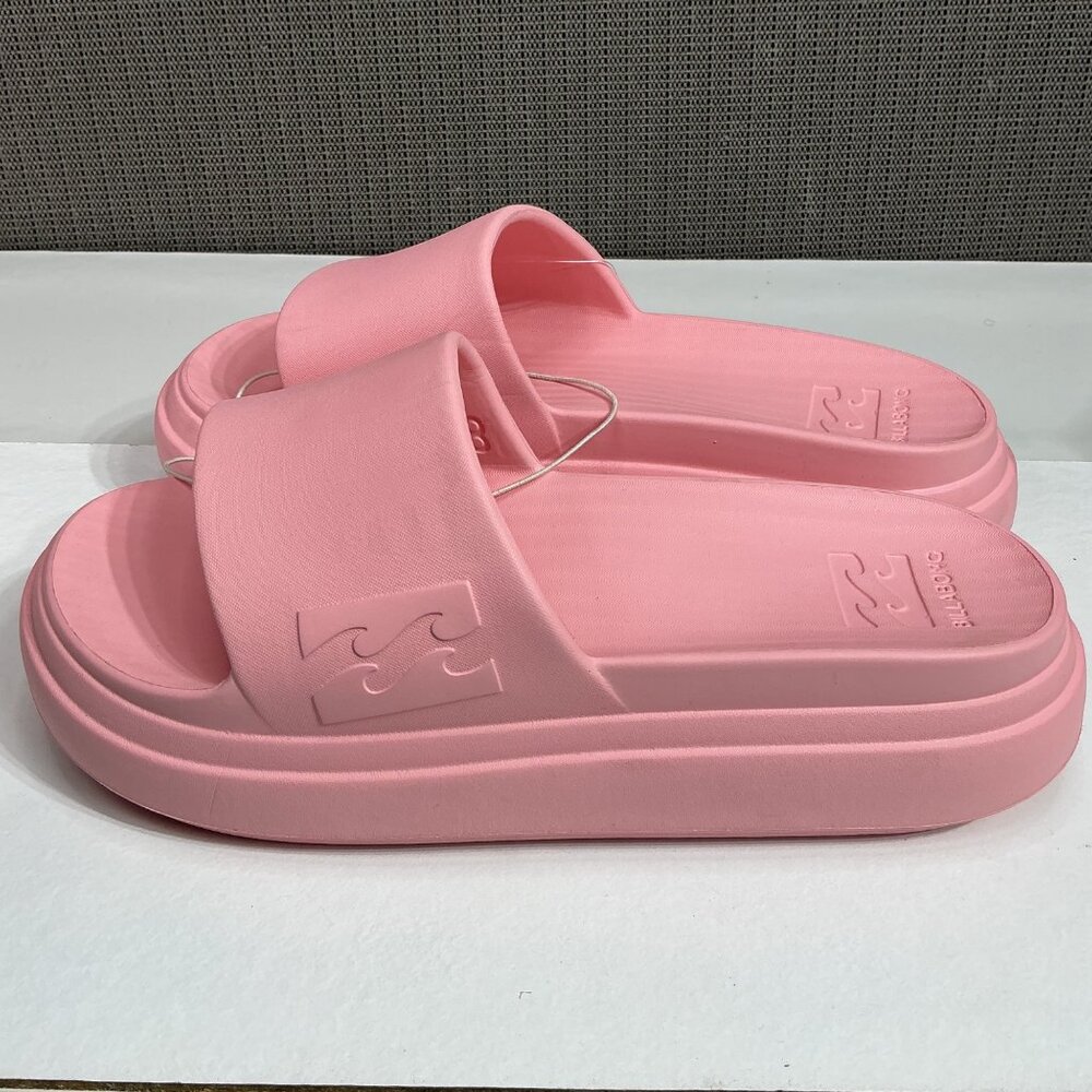 Billabong X Quiksilver Pink Slide Sandals Size 8  Cloud Eva Recovery Platform